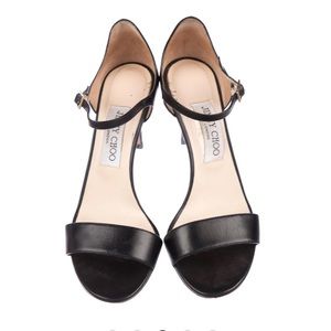 Jimmy Choo Black Sandals Heel